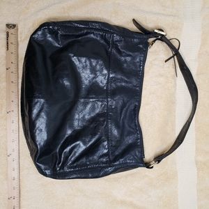Hobo Intl  black leather handbag purse